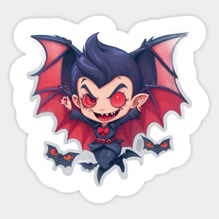 Vampire art Sticker